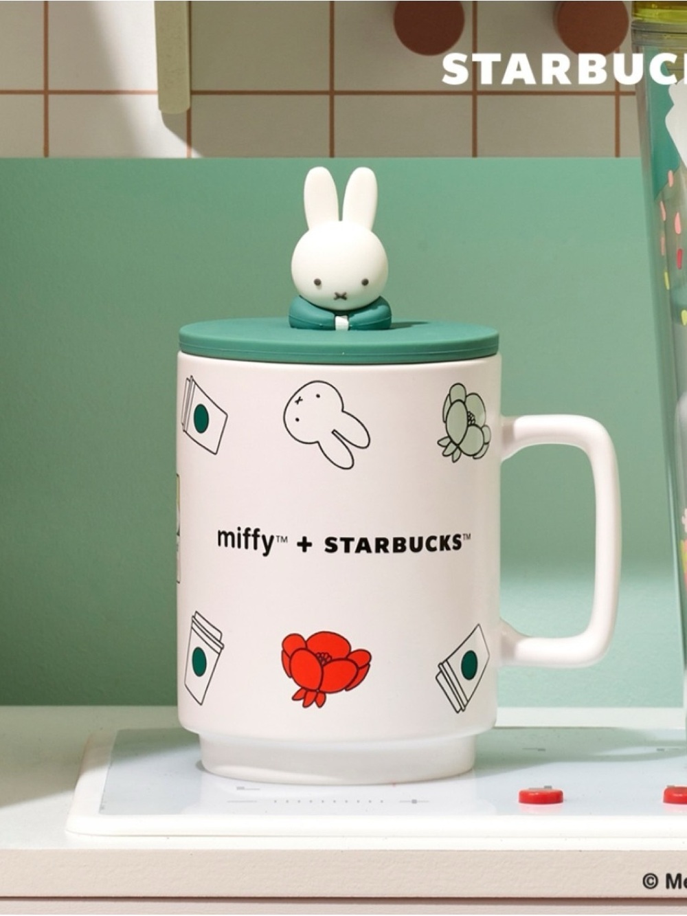 Miffy Starbucks limited-edition Starbucks ceramic mug features a Miffy character - Picture 2 of 5